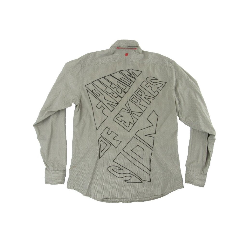 Robert Graham Zen Mens Dress Shirt L Freedom Of Expression